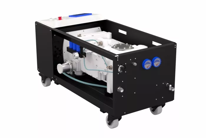 Купить в АО Вакууммаш НВВ-650 винтовой вакуумный насос в раме производительностью 630 м3/ч ✓ цены от производителя