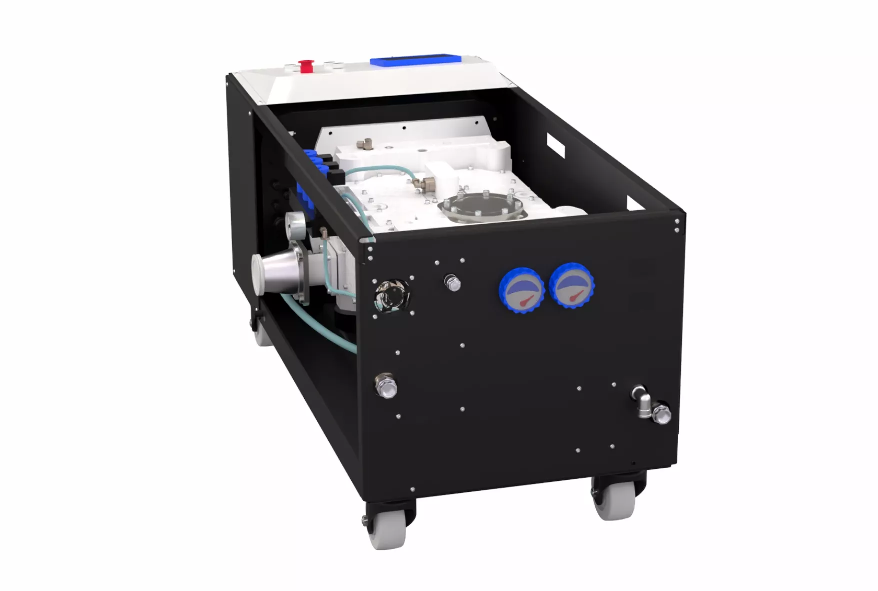 Купить в АО Вакууммаш НВВ-650 винтовой вакуумный насос в раме производительностью 630 м3/ч ✓ цены от производителя