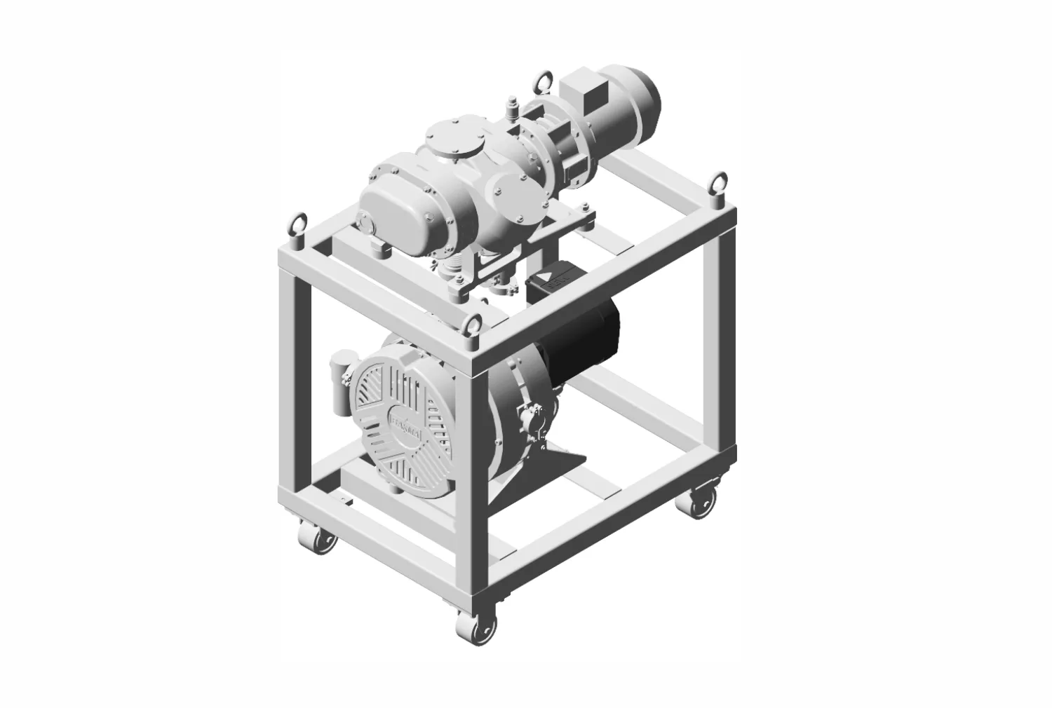 Двухроторный вакуумный агрегат АВД-50/10 от производителя АО Вакууммаш
