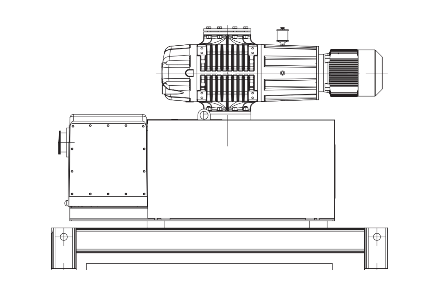 Система вакуумная RUTA WAU 2001/SV630BF/A с адаптером АО «Вакууммаш»