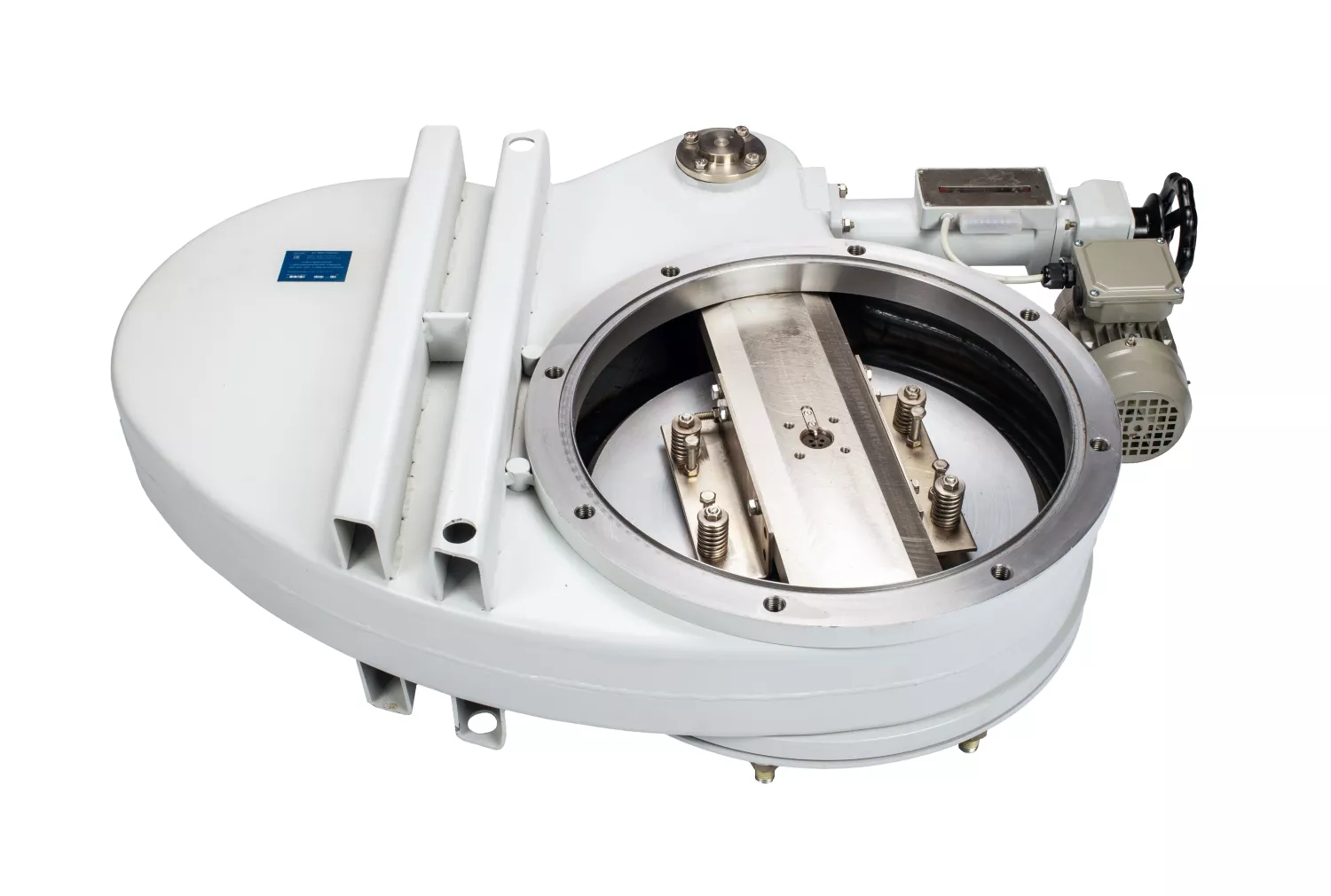 Купить в АО Вакууммаш ✓ Электромеханический вакуумный затвор с редуктором 2ЗВЭ-630/400Р ✦ узнать цены и отзывы в каталоге