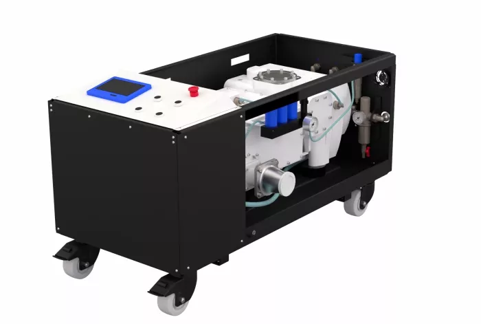 Купить в АО Вакууммаш НВВ-650 винтовой вакуумный насос в раме производительностью 630 м3/ч ✓ цены от производителя