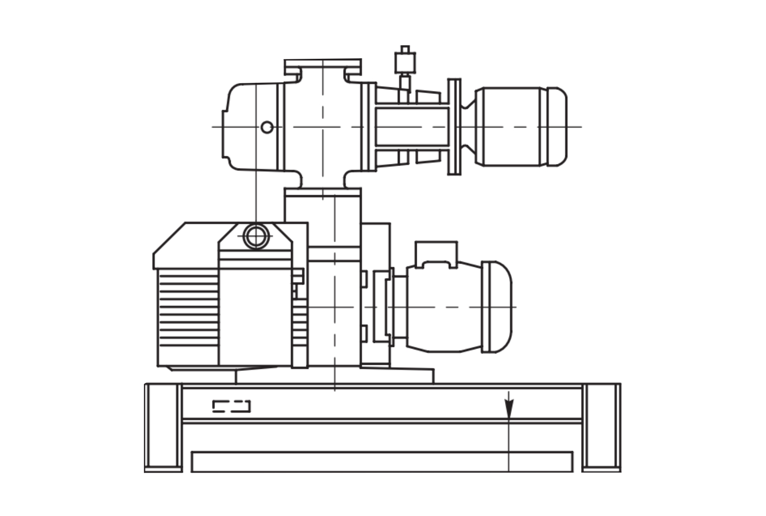 Система вакуумная RUTA WAU 251/D40B/A с адаптером от производителя АО Вакууммаш
