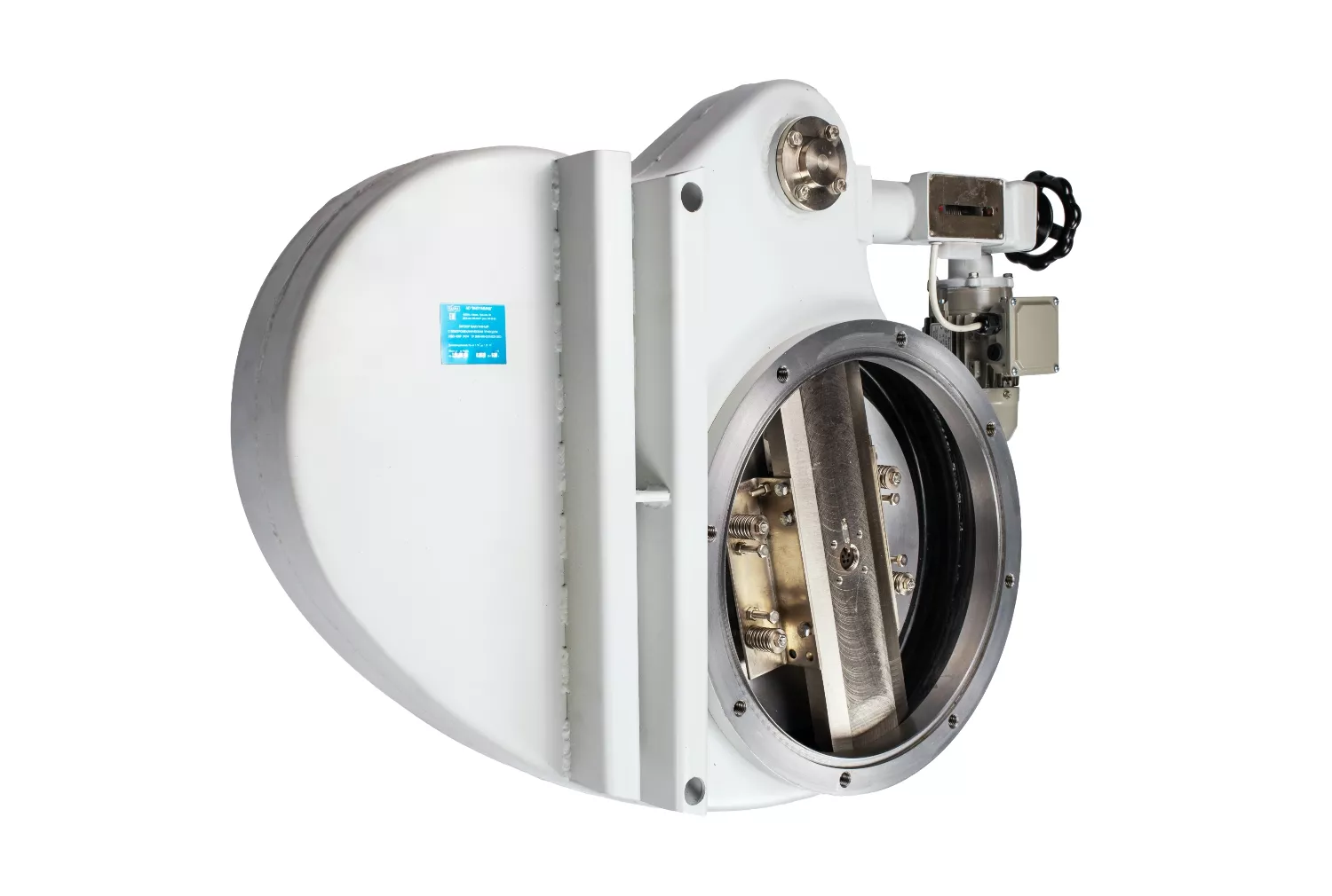 Купить в АО Вакууммаш ✓ Электромеханический вакуумный затвор с редуктором 2ЗВЭ-630/400Р ✦ узнать цены и отзывы в каталоге