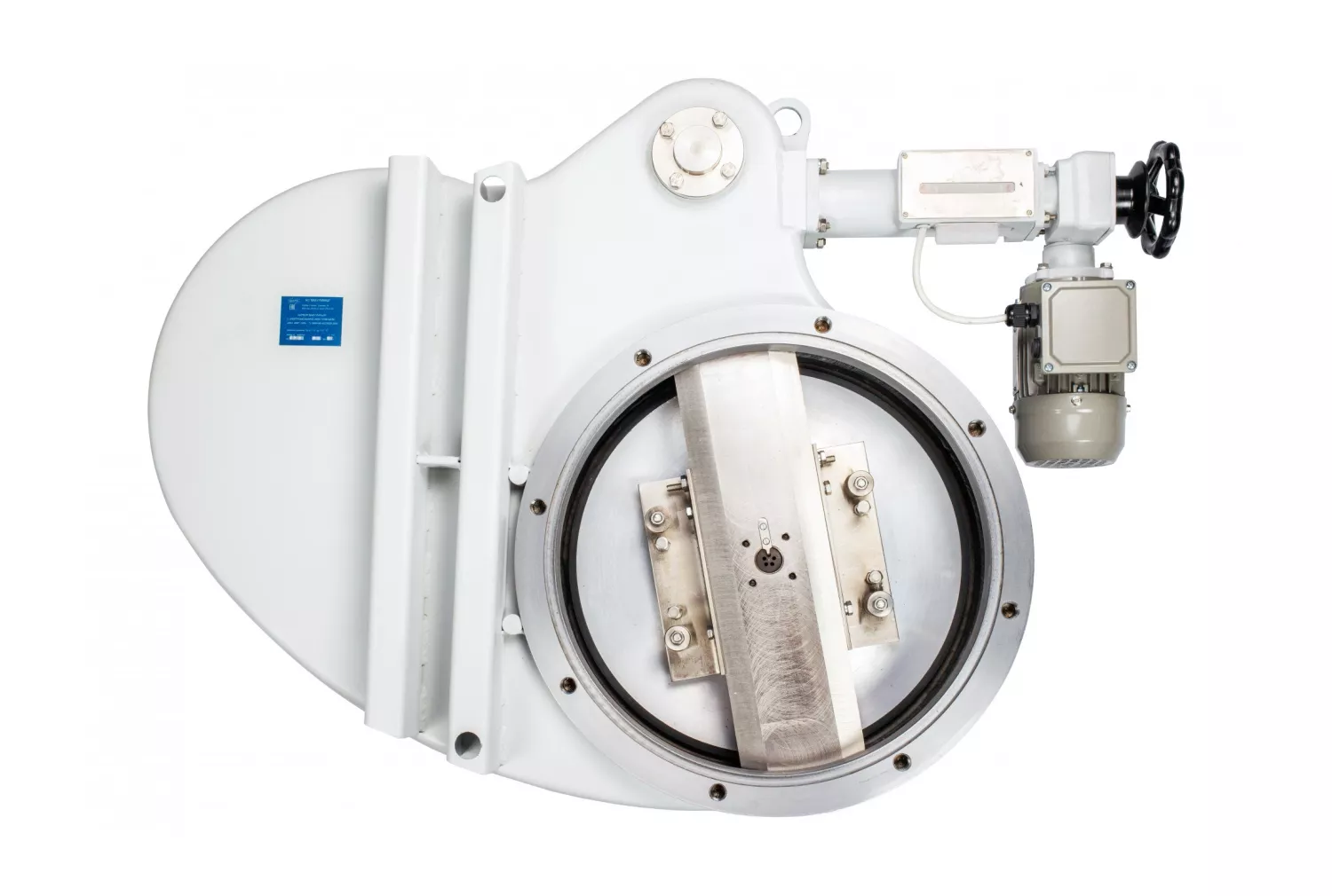 Купить в АО Вакууммаш ✓ Электромеханический вакуумный затвор с редуктором 2ЗВЭ-630/400Р ✦ узнать цены и отзывы в каталоге