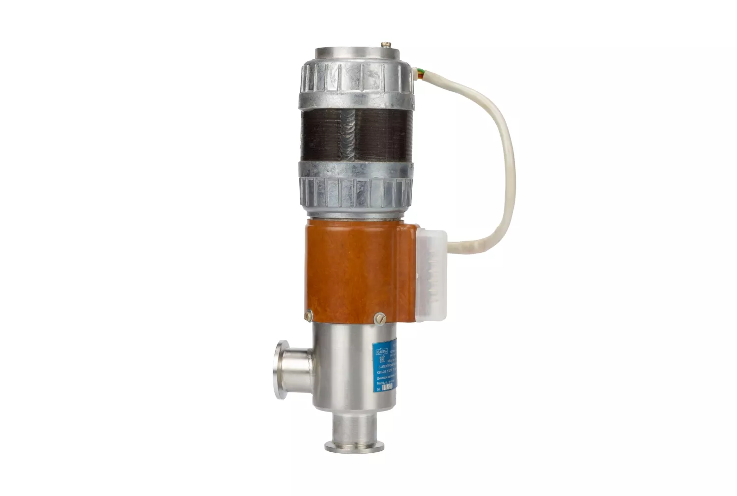 Купить в АО Вакууммаш ✓ Электромеханический вакуумный клапан КВЭ-25 ✦ узнать цены и отзывы в каталоге