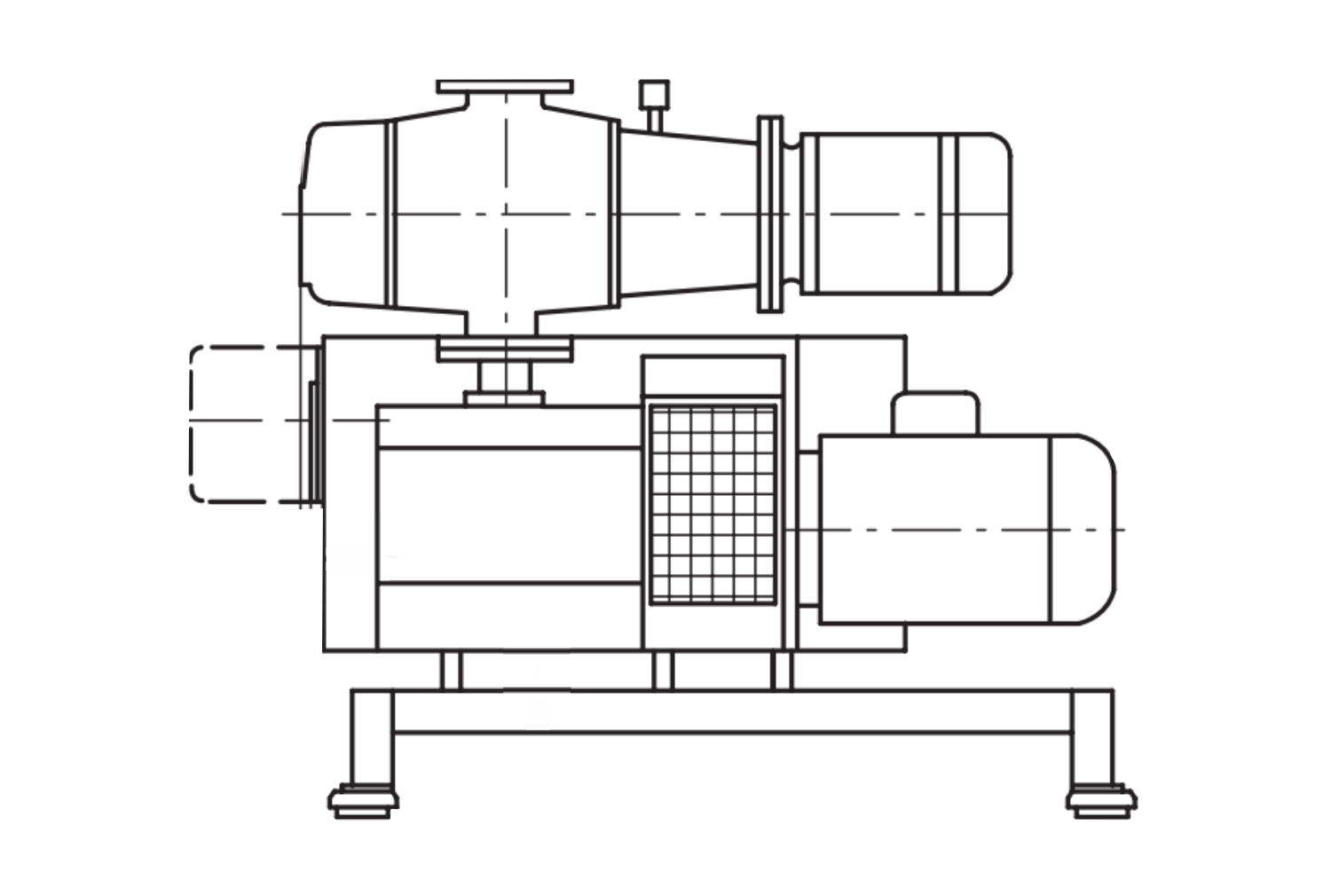 Система вакуумная RUTA WAU 1001/SV300B/A с адаптером АО «Вакууммаш»