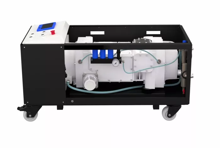 Купить в АО Вакууммаш НВВ-650 винтовой вакуумный насос в раме производительностью 630 м3/ч ✓ цены от производителя