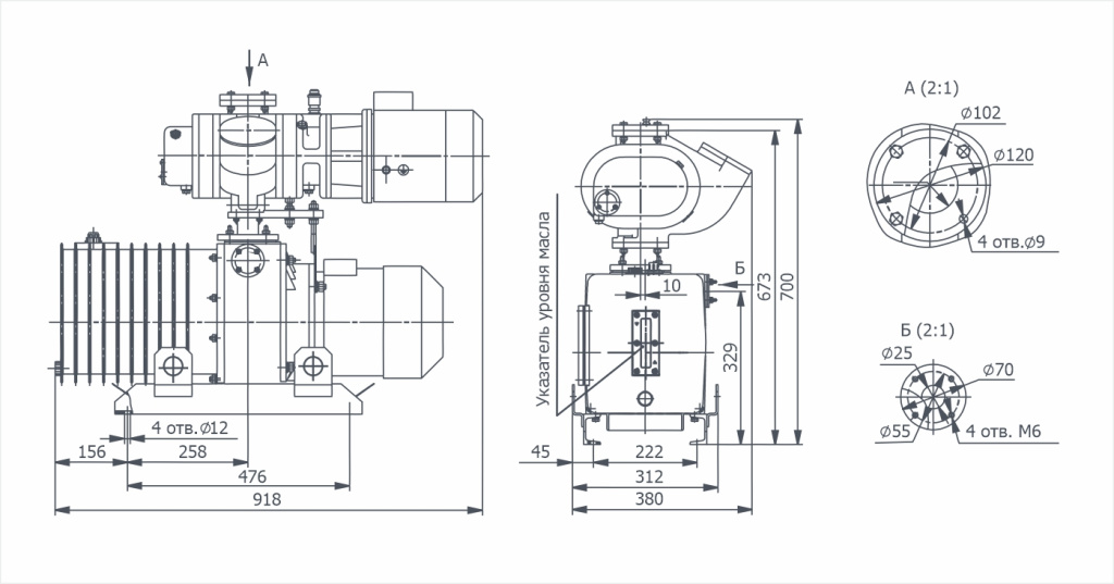 Габаритный чертёж АВД-50/16 Габаритный чертёж АВД-50/16