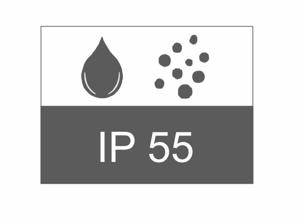 Степень защиты IP55